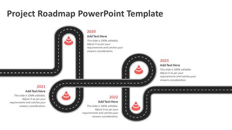 Project Roadmap PowerPoint Template | Roadmap Templates