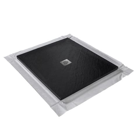 U Tile Receveur De Douche Graphite X Cm En Pierre Naturelle