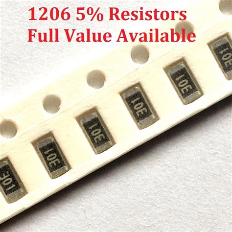 300pcs Lot Smd Chip Resistor 1206 470r 510r 560r 620r 680r 5