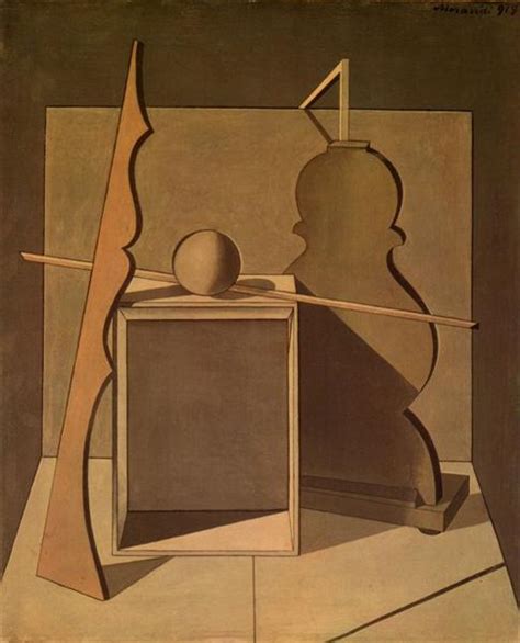 Metaphysical Still Life with Triangle, 1919 - Giorgio Morandi - WikiArt.org