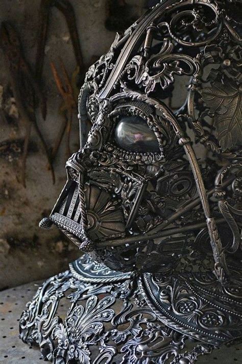 Casque De Dark Vador En Fer Forg Steampunk Star Wars Chat