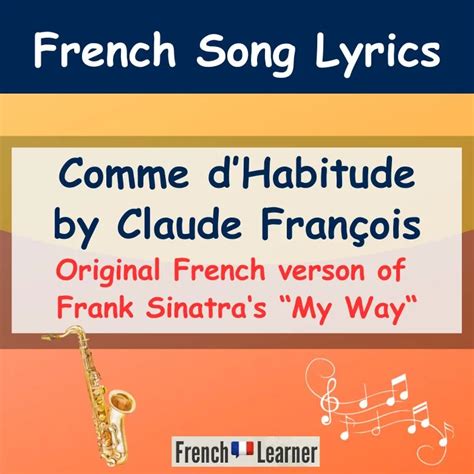 Comme D Habitude Claude Fran Ois Lyrics Translation