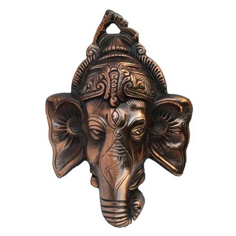 Brass Eunoia Crafts Metal Wall Hanging Of Lord Ganesha For Decoration