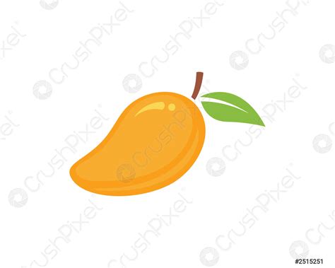 Mango En Estilo Plano Mango Vector Logo Icono De Mango Vector De