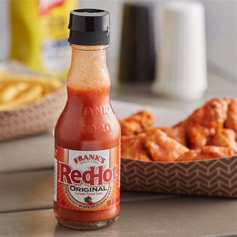 Franks Redhot Original Cayenne Pepper Sauce 5 Oz Bottle