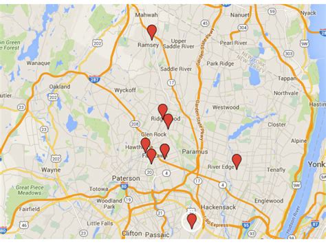 Fort Lee Area Sex Offender Map Homes To Watch At Halloween Fort Lee