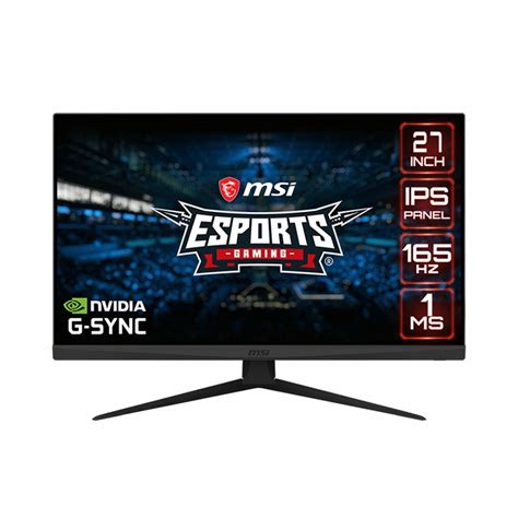 Monitor Gamer MSI Optix G273 27" FHD 165Hz G-Sync — ZonaTecno