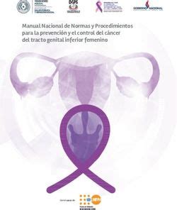 Manual Nacional de Normas y Procedimientos para la prevención y el