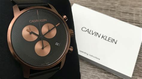 Calvin Klein City Chronograph Quartz Black Dial Men S Watch K G Tc