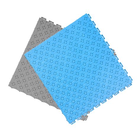 Grey Interlocking Anti Slip PVC Soft Mat For Swimming Pool Anti Slip