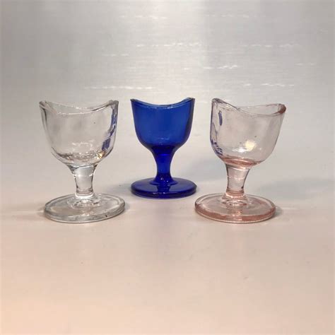 Vintage Eye Wash Cups Clear Glass Cup Is Still Available Etsy