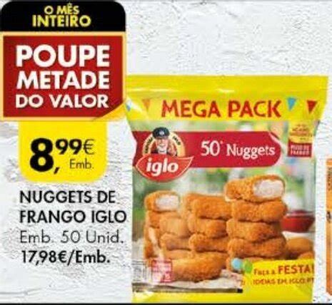 Promo O Nuggets De Frango Iglo Unid Em Pingo Doce