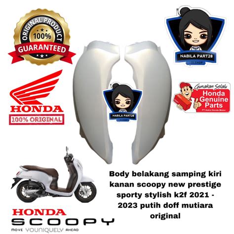 Jual Cover Body Bodi Belakang Samping Kiri Kanan Scoopy New Prestige