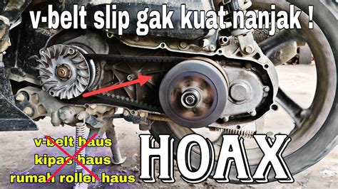 Penyebab Matik Yamaha Slip V Belt Gak Kuat Nanjak Ditarik Gas Bunyi