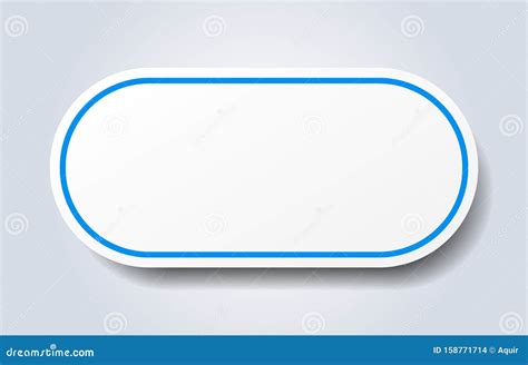 Blank Sticker Stock Vector Illustration Of Design 158771714