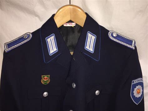East German Transport Police TRAPO NCO Uniform (Jacket,Pants,Visor Cap