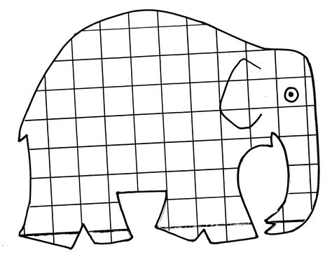 Elmer Coloring Page - Coloring Home