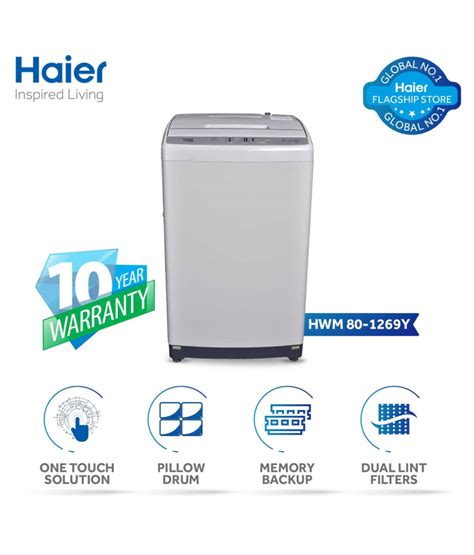 Haier Top Load Washing Machine Kg Hwm Y