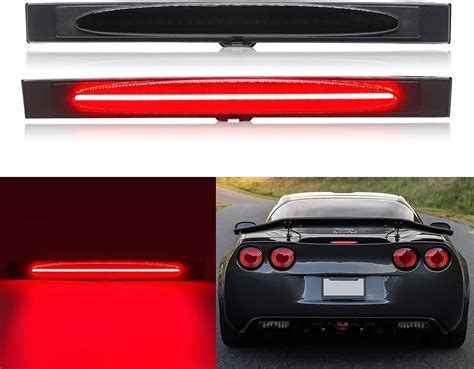 Smoked Lens Led Rd Third Brake Light Replacement For Corvette C