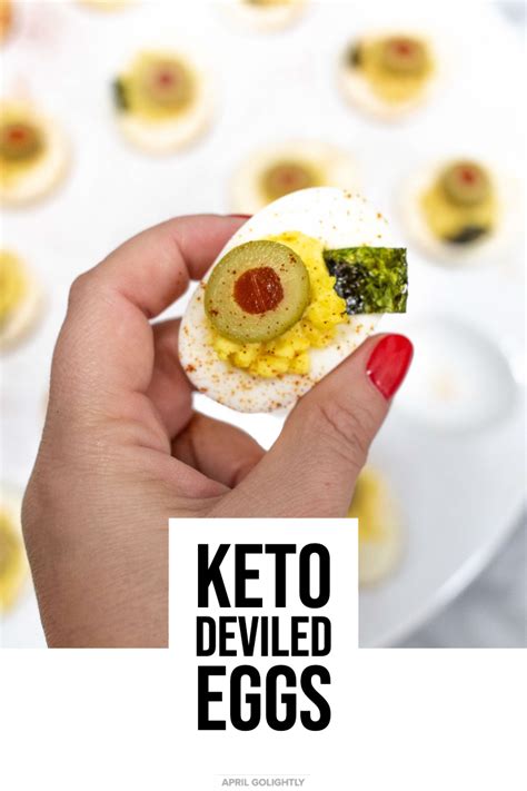 Keto Deviled Eggs Low Carb Instant Pot April Golightly