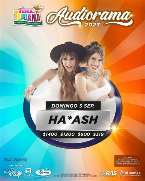 HA ASH En La Feria De Tijuana 2023 Tijuana Eventos Conciertos