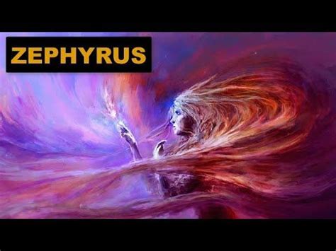 Zephyrus, the Greek god of Spring, and the god of the West Wind!