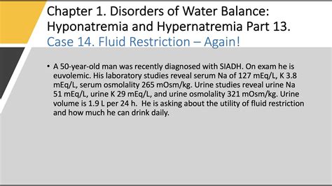 Case Study A Case Of Hyponatremia Caused By Central Hypocortisolism