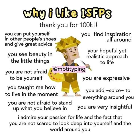 Isfp Stereotype Vs Experience I M Reposting It Here Too Artofit