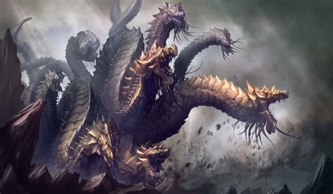 creature fantasy art fantasy art mythology hydra p hd wallpaper