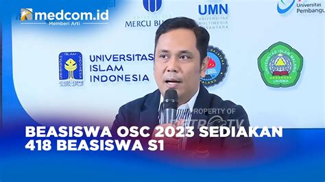 Pendaftaran Dibuka Beasiswa Osc Sediakan Beasiswa S Youtube