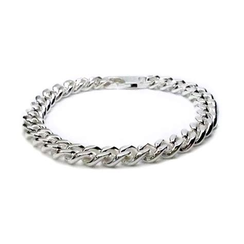 Pulsera Hombre Plata Eslabones King Collection C Z