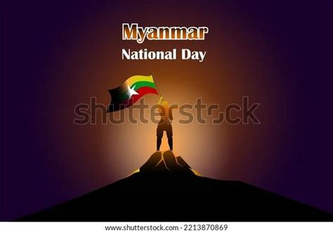 Myanmar National Day | National day, National, Stock illustration