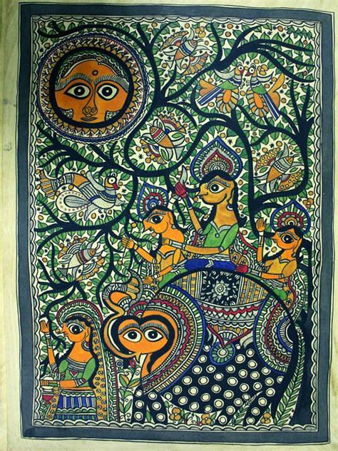 Product Detail Madhubani Art Centre New Delhi Madhubani Paintings