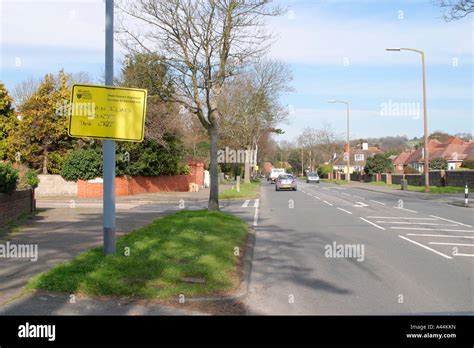 Uk Uneven Road Sign Uneven Stock Photos & Uk Uneven Road Sign Uneven ...