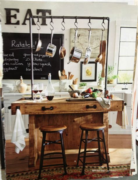 Kitchen Pottery Barn Rustic Kitchen Island Rustic Kitchen Pottery