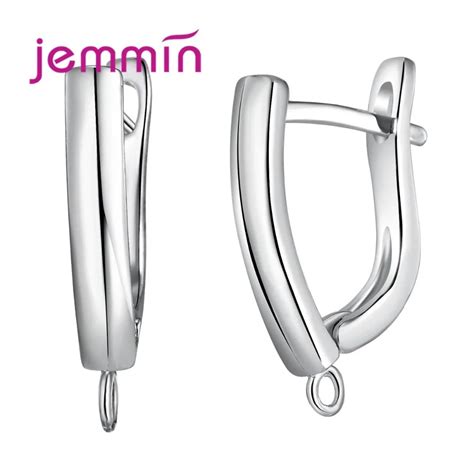 Jemmin 925 Sterling Silver Jewelry Components Findings Earring Hooks ...