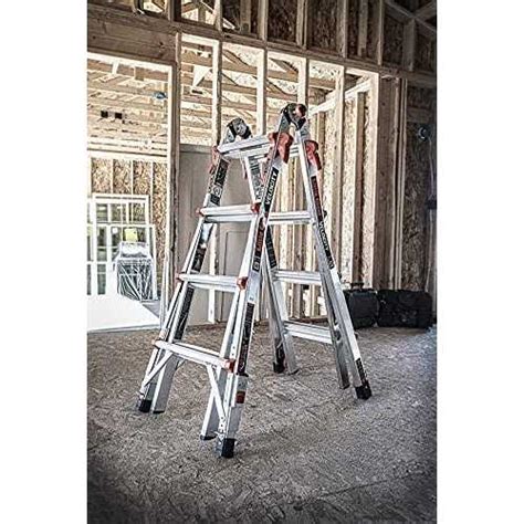 Articulating Ladder Velocity Little Giant Ladders Model 17 With Ratchet Levelers 15417 801