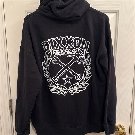 Mens Dixxon Full Zip Hoodie Ground Up Customs Size … Gem