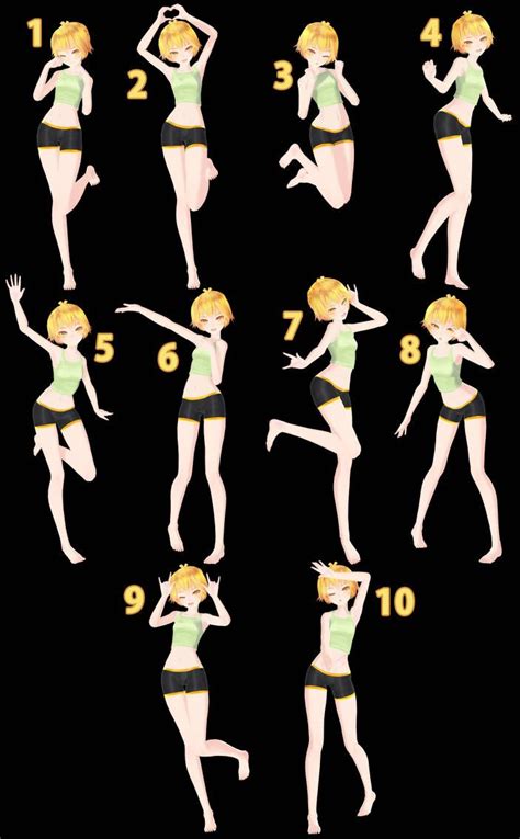 Mmd Pose Pack Dl By Snorlaxin On Deviantart Artofit