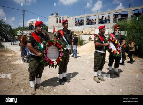 Naplusa Palestina Nd De Junio De Los Guardias De Honor Toman