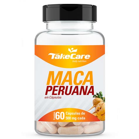 Maca Peruana Caps Take Care Bela Naturais Loja De Produtos Naturais