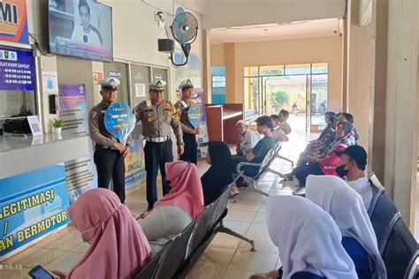 Satlantas Polres Inhu Gencar Sosialisasi Pemilu Damai Terhadap Wajib