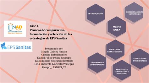 Fase 4 Proceso de comparación formulación y selección de las