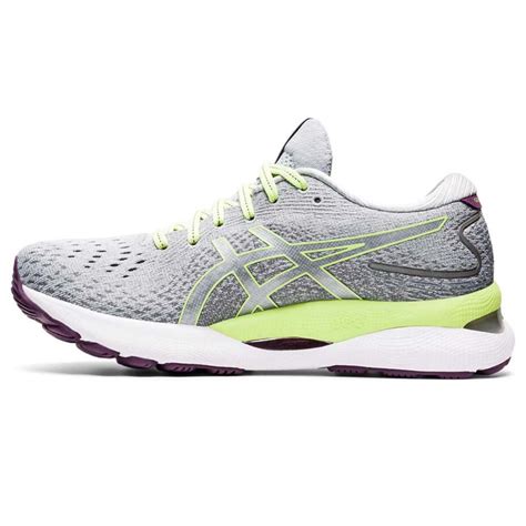 T Nis Asics Gel Nimbus Cinza E Verde Claro Feminino T Nis