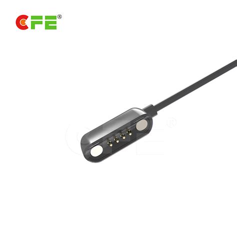 High Class 4 Pin Pogo Pin Magnetic Connector With Cables