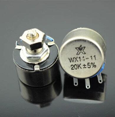 WX14 11 3W With Lock Neck Single Coil Wound Potentiometer 20K EBay