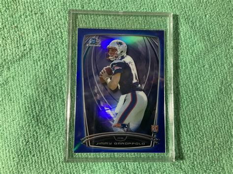 2014 BOWMAN CHROME RC JIMMY GAROPPOLO BLUE REFRACTOR 299 EBay