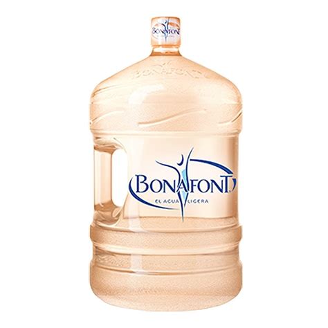 Agua Bonafont 20 l únicamente envase Walmart