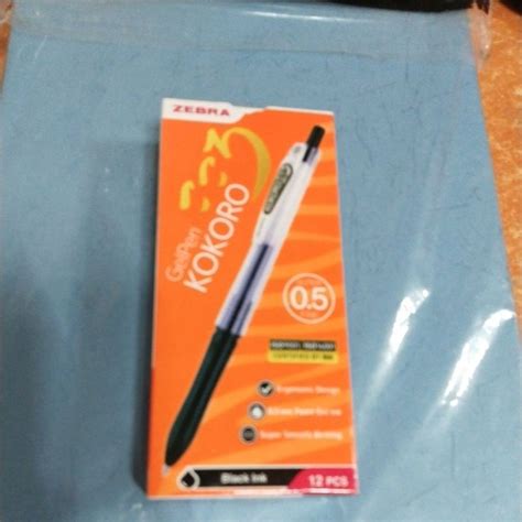 Jual Ballpoint Gel Pen Zebra Kokoro Hitam Shopee Indonesia