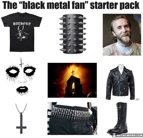 The Black Metal Fan Starter Pack Rstarterpacks